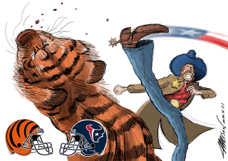 Illustration for article titled Pixar animator recaps the NFL season as epic comic battles